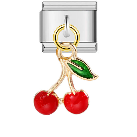Dangling Cherry Silver